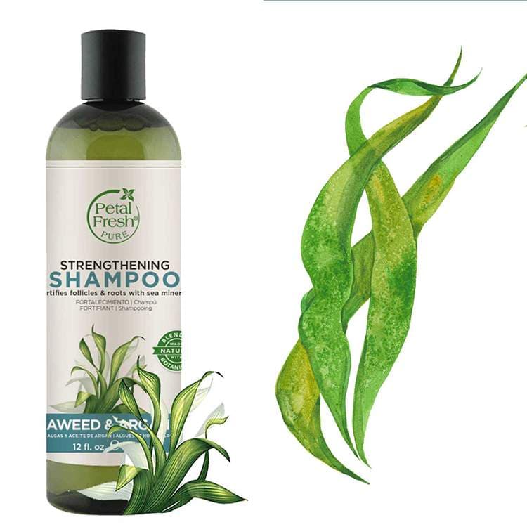 شامپو مو پتال فرش مدل Seaweed & Argan Oil حجم 355 میلی لیتر — تصویر ۵