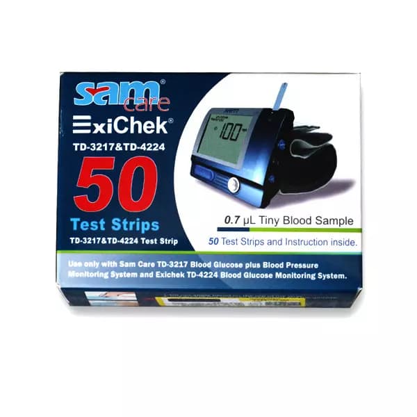 نوار قند اکسی چک Exichek بسته 50 عددی