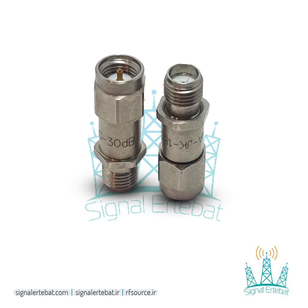 تضعیف کننده (attenuator)ثابت 30db با توان 2w و فرکانس 18GHz