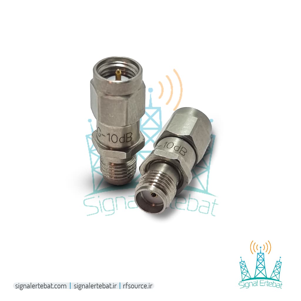 تضعیف کننده (attenuator)ثابت 10db با توان 2w و فرکانس 18GHz — تصویر ۲
