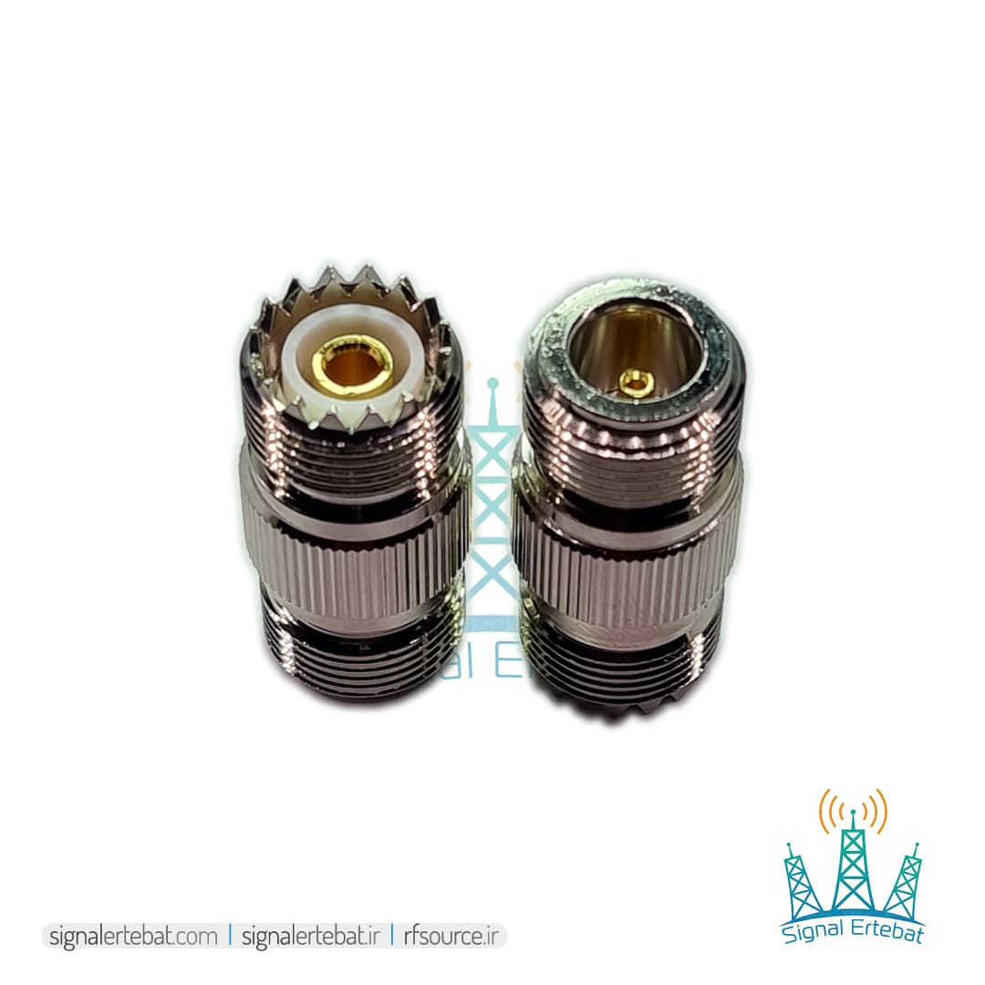مبدل N-TYPE مادگی به UHF مادگی مستقیم