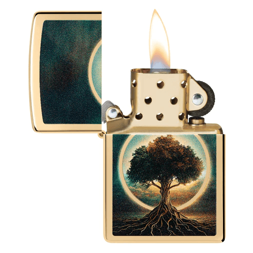 فندک زیپو کد Zippo Tree of Life 60006998 — تصویر ۲