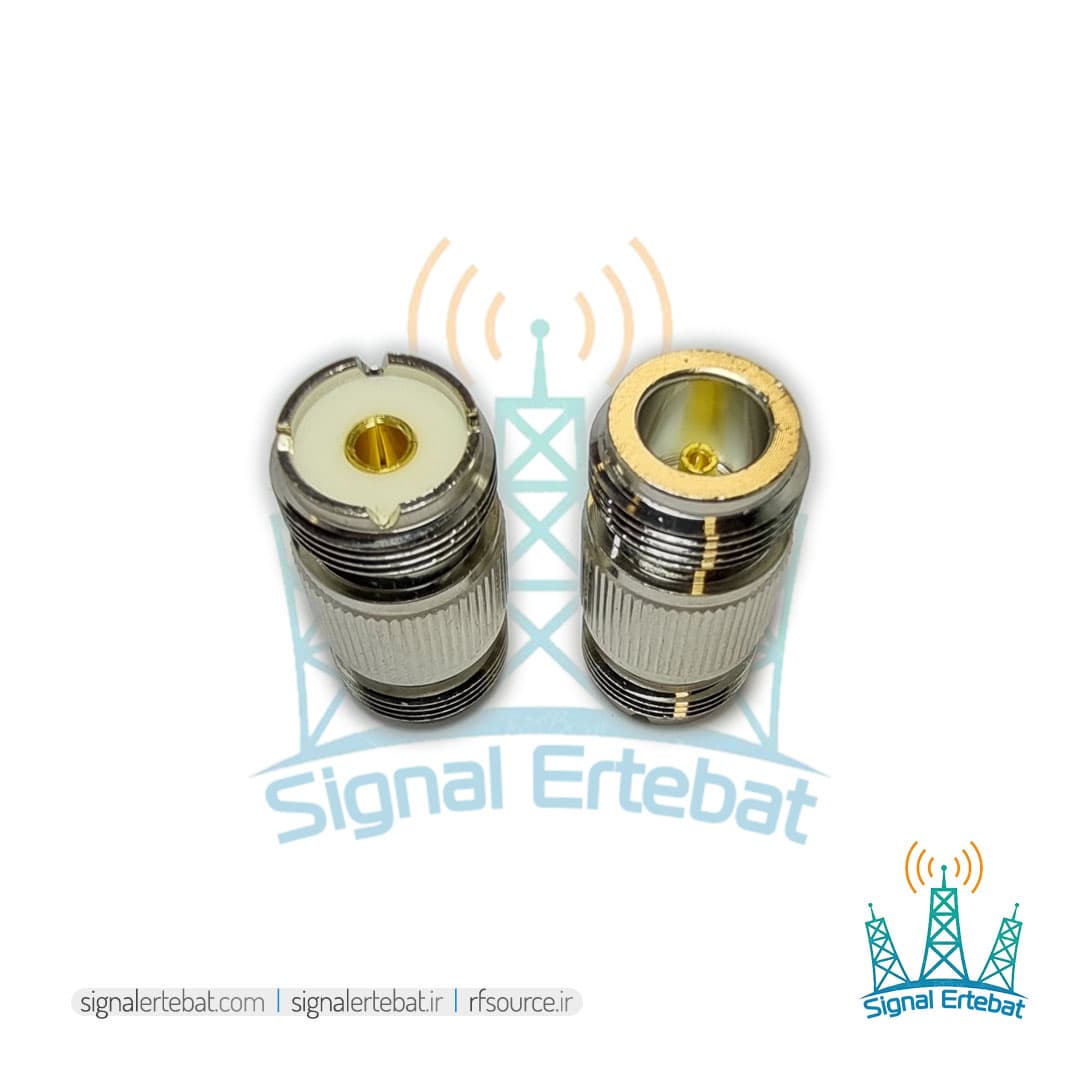 مبدل N-TYPE مادگی به PL)UHF) مادگی
