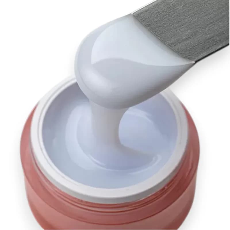 بیلدر ژل کاشت ناخن رونیل RuNail سری Expert | شماره 101 رنگ سفید شیری (کاموفلاژ) | حجم 50گرم — تصویر ۲