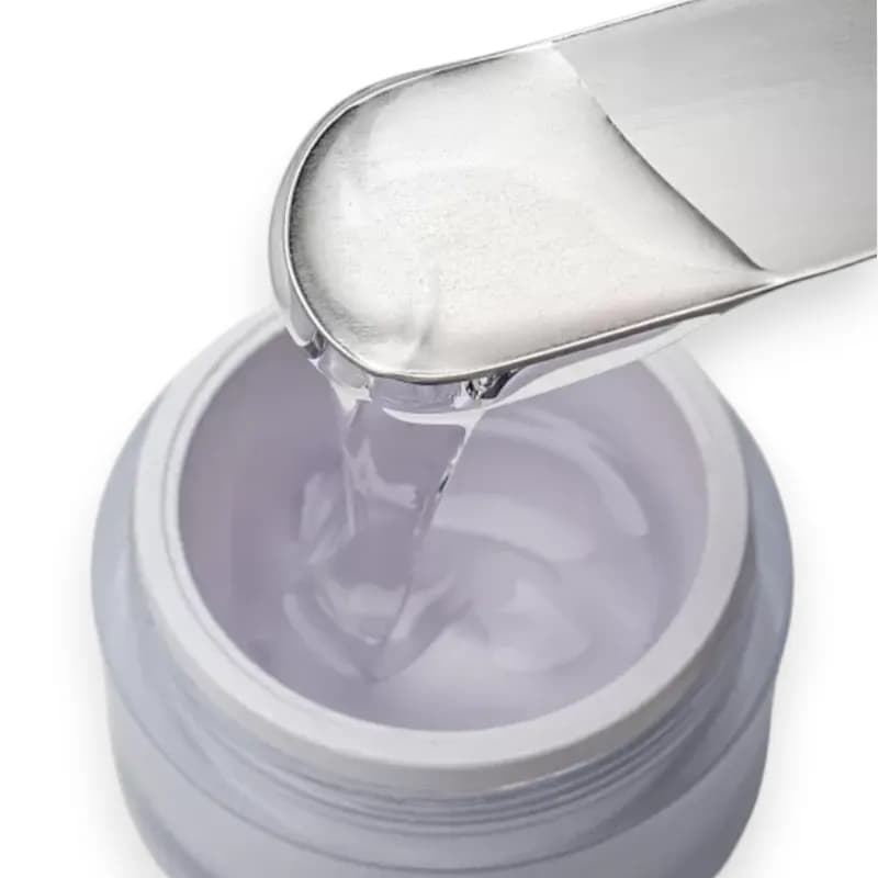 بیلدر ژل کاشت ناخن رونیل RuNail سری Expert | شماره 100 رنگ کلیر (شفاف کریستالی) | حجم 50گرم — تصویر ۲