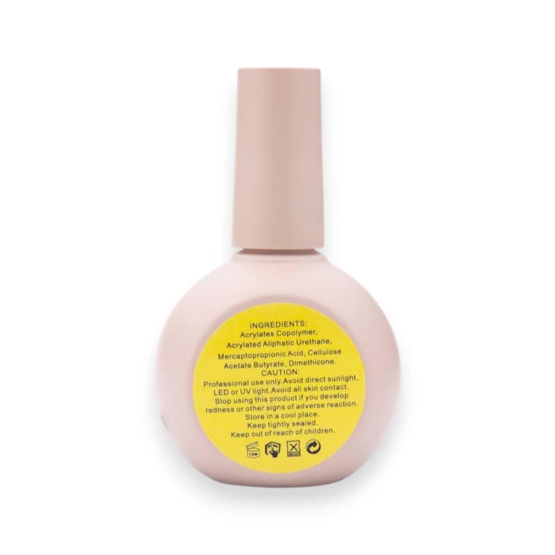 تاپ ژل ناخن بیبی ژل BABY GEL مدل سوپر تاپ گلس حجم ۳۰ میل (بدون نوچی ضد زردی) — تصویر ۲