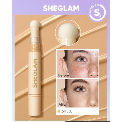 شیگلم کانسیلر اسفنجی شل sheglam complexion concealer shell