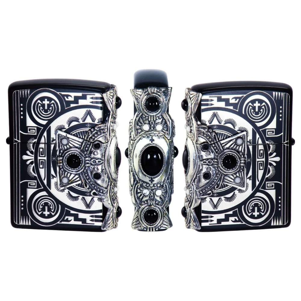 فندک زیپو کاستوم ادیشن کد Zippo Metal Onyx Ion Black Nickel — تصویر ۷
