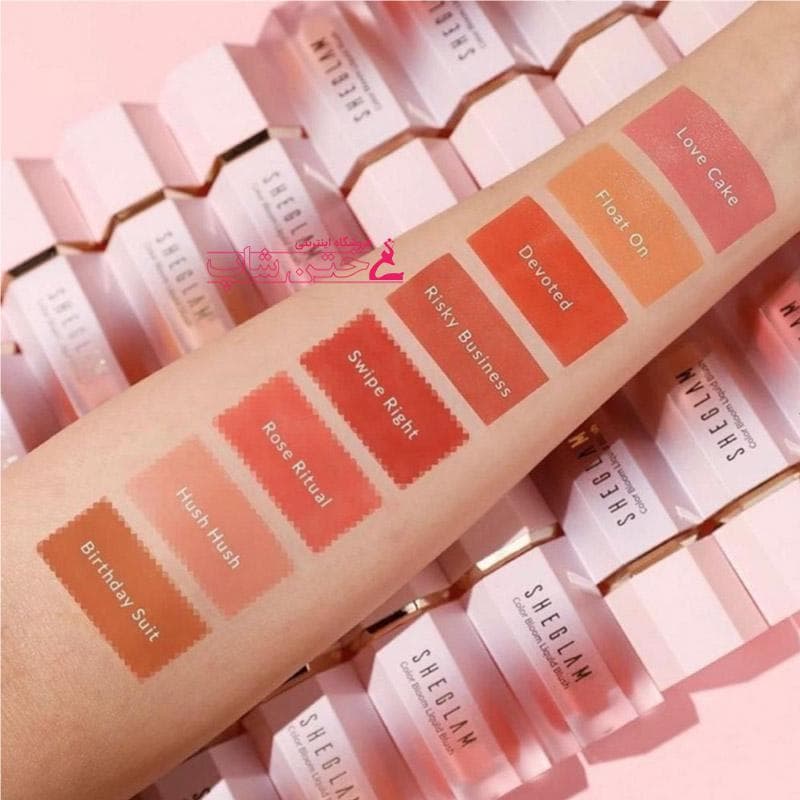 شیگلم رژگونه مایع سویپ رایت sheglam liquid blush swipe right — تصویر ۲