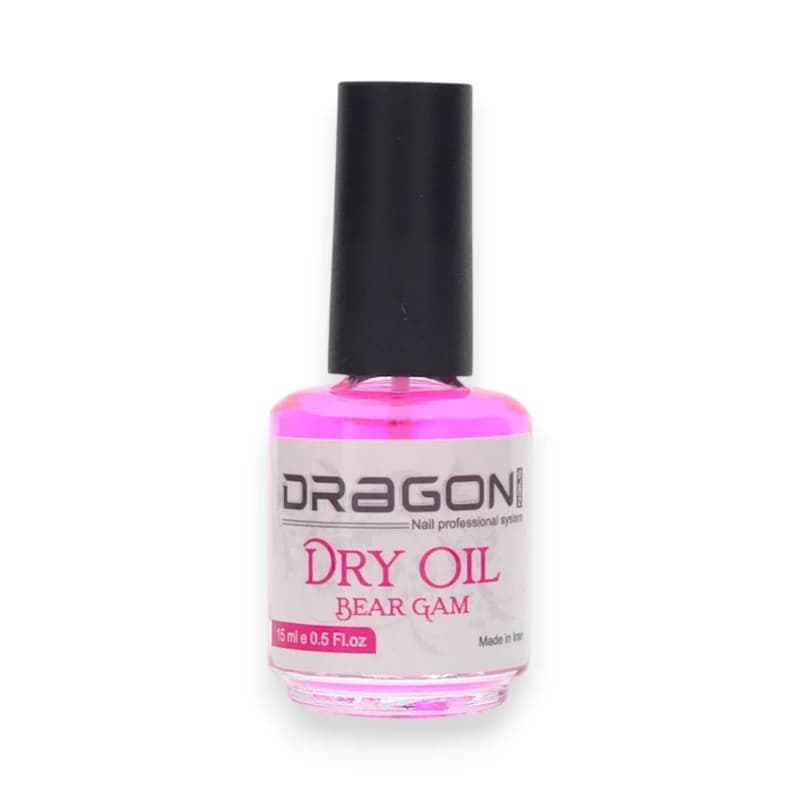 روغن خشک کوتیکول و تقویت دور ناخن دراگون Dragon Dry Oil Bear Gam | حجم ۱۵ میل