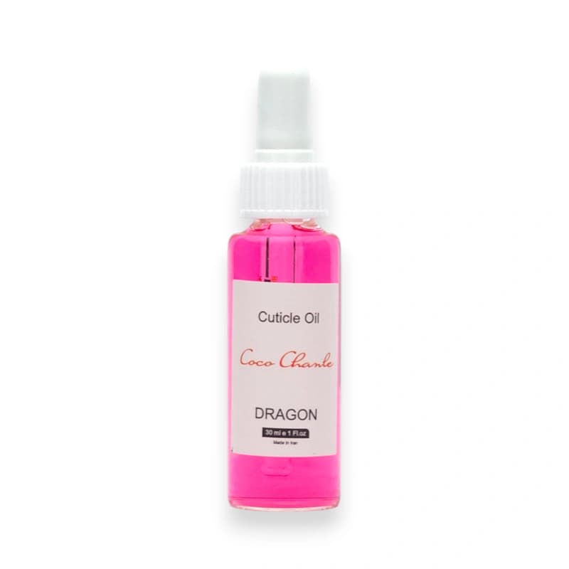 روغن کوتیکول کاشت ناخن دراگون Dragon Cuticle Oil | رایحه کوکو چنل | روغن تقویت و آبرسان دور ناخن ۳۰ میل