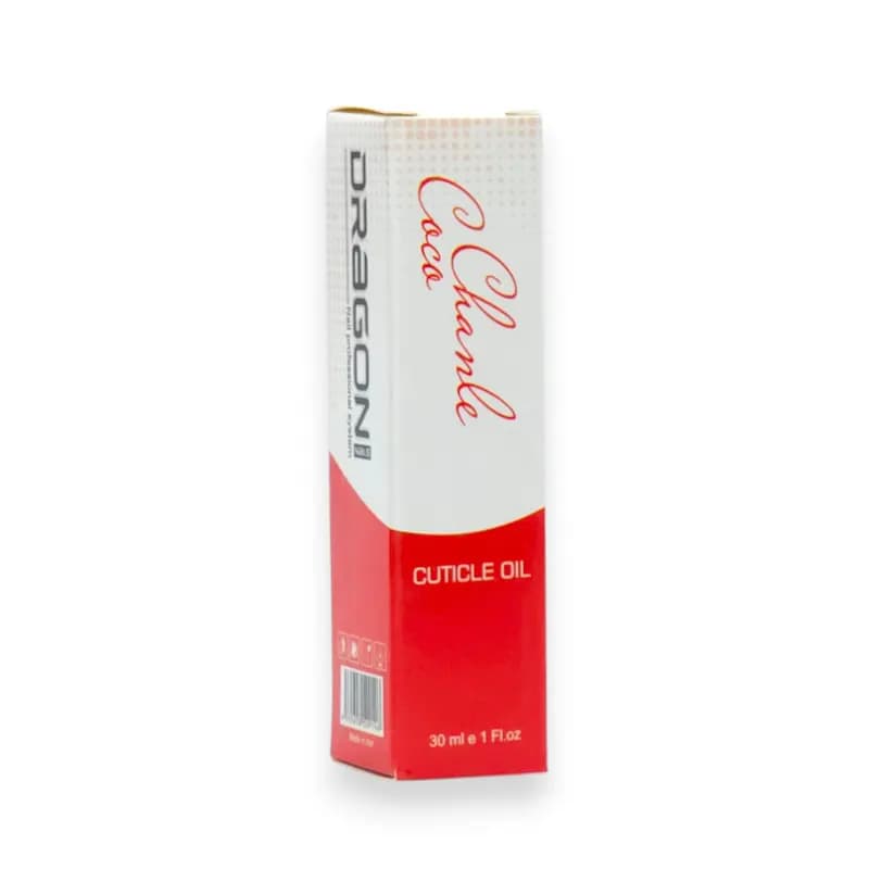 روغن کوتیکول کاشت ناخن دراگون Dragon Cuticle Oil | رایحه کوکو چنل | روغن تقویت و آبرسان دور ناخن ۳۰ میل — تصویر ۲