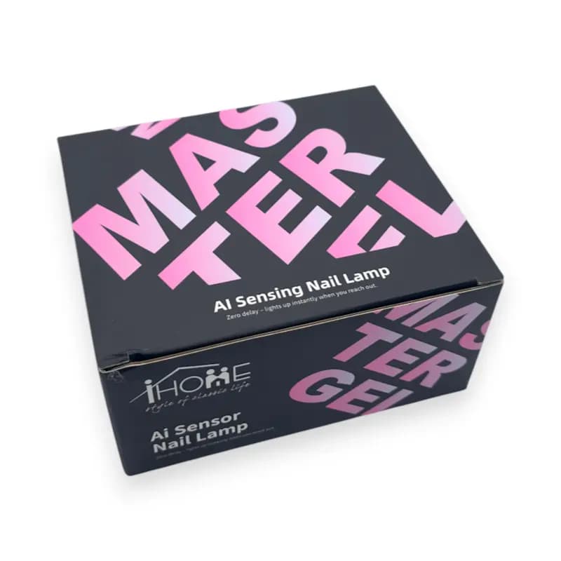 چراغ یووی قلمی کاشت ناخن مستر ژل Master Gel | مدل سنسوردار هوشمند AI | مینی یووی مگنتی پایه‌دار و شارژی — تصویر ۳