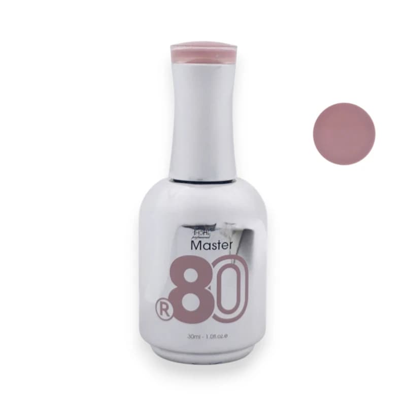 لاک ژل کاشت ناخن مستر ژل Master Gel مدل R80 | رنگ کالباسی نود | ۳۰ میل