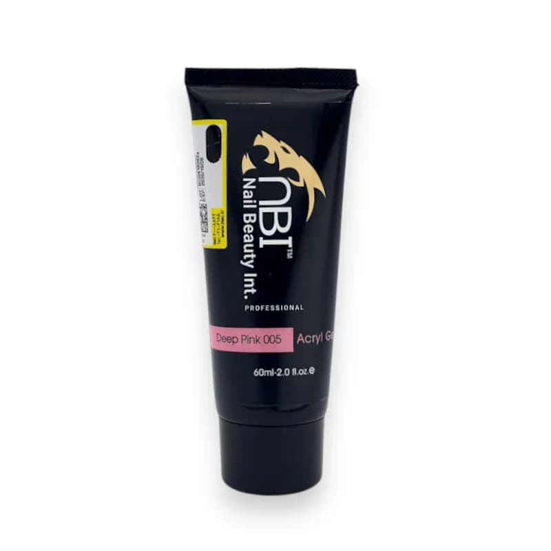 پلی ژل کاشت ناخن ان بی ای NBI | رنگ دیپ پینک Deep Pink کد 005 | حجم 60 میل
