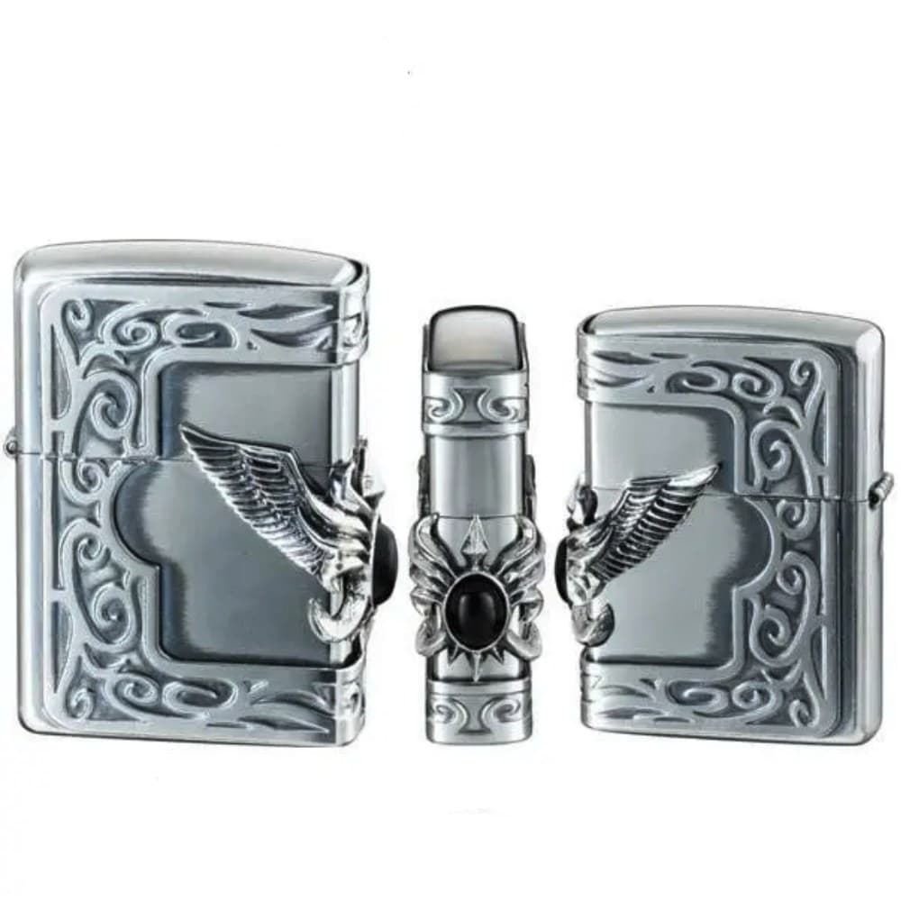 فندک زیپو کاستوم ادیشن کد Zippo Stonewinged Metal Onyx 26895 — تصویر ۳