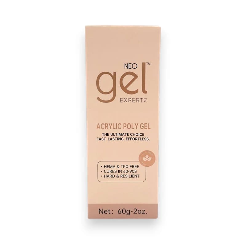 پلی ژل کاشت ناخن نئو ژل NEO GEL | رنگ گلم پینکی Glam Pinky کد 07 | بدون حساسیت (HEMA TPO Free) | 60 گرم — تصویر ۳
