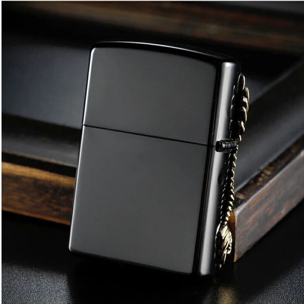 فندک زیپو کاستوم ادیشن مشکی طلایی کد Zippo Harley Davidson Hdp-15 — تصویر ۶
