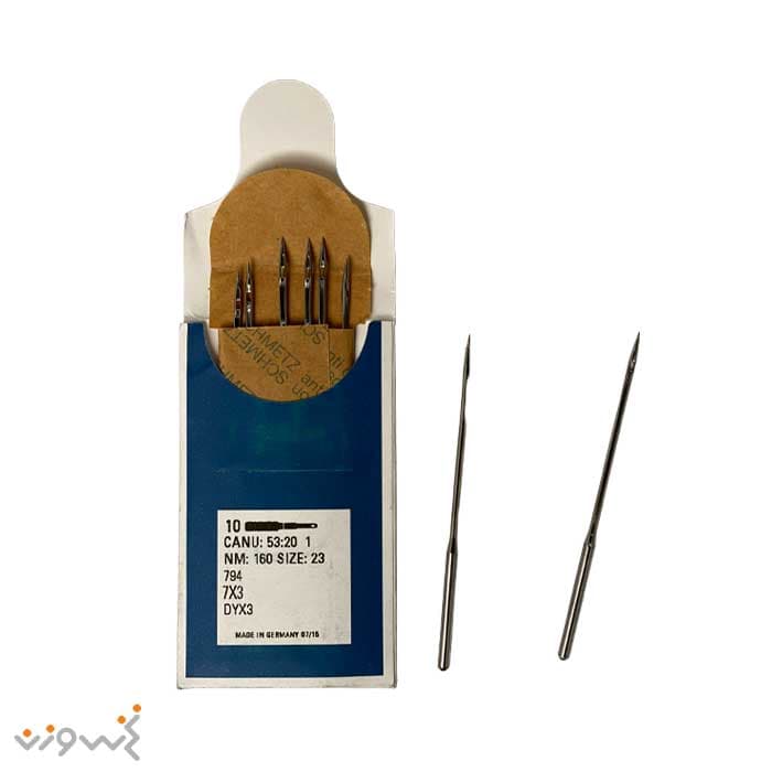 سوزن چرخ خیاطی Dyx3 سایز 160/23 — تصویر ۲