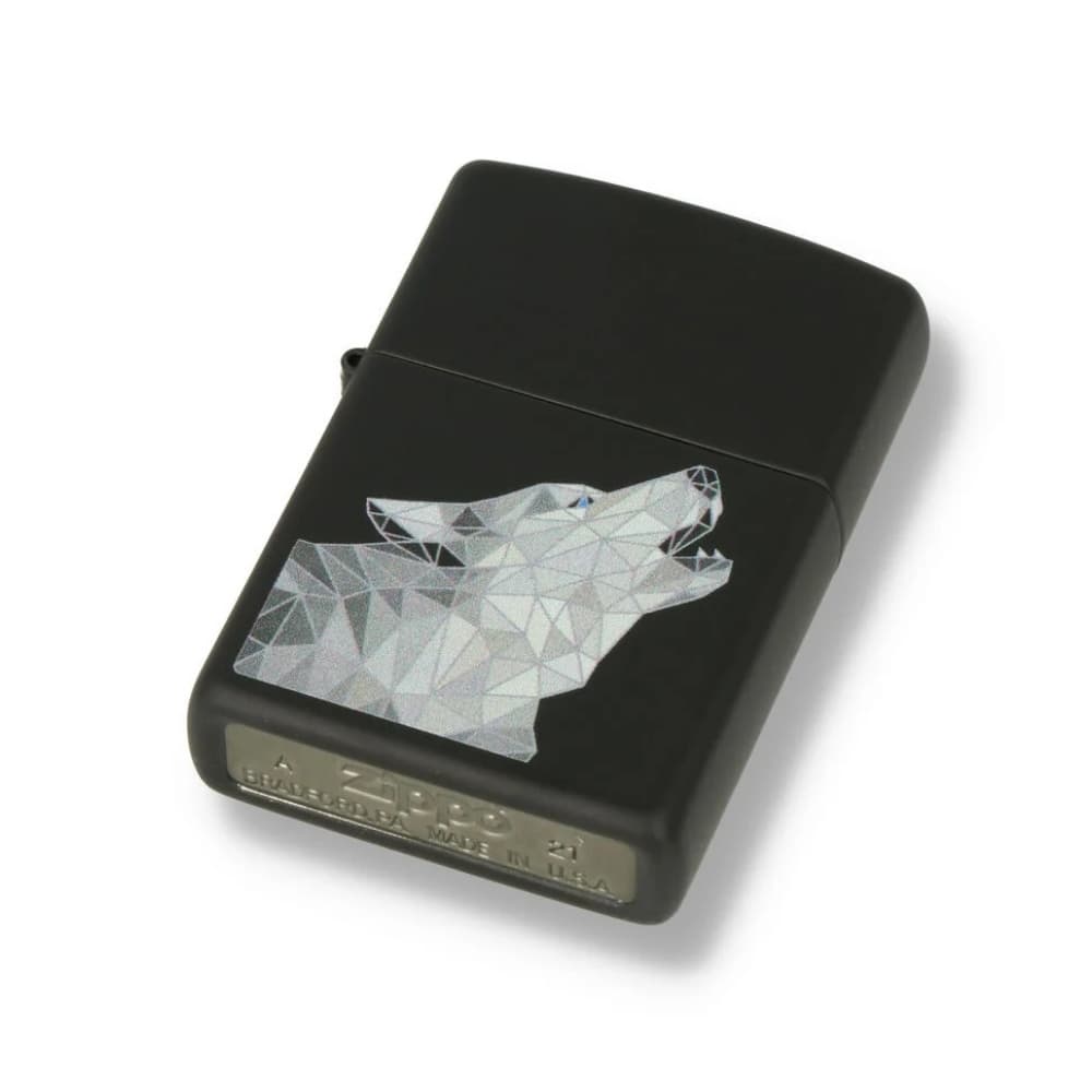 فندک زیپو کد Zippo Polygonal Wolf 60005112 — تصویر ۴