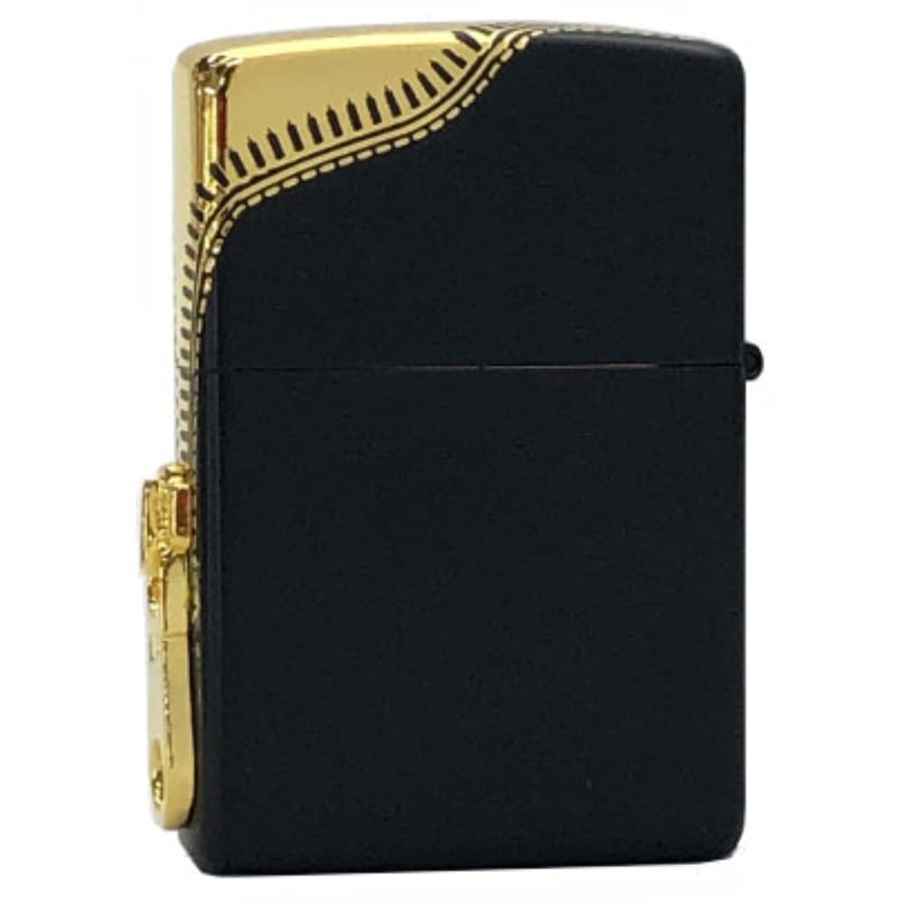 فندک زیپو کاستوم ادیشن طلایی کد 7762 Zippo Zipper Design — تصویر ۲
