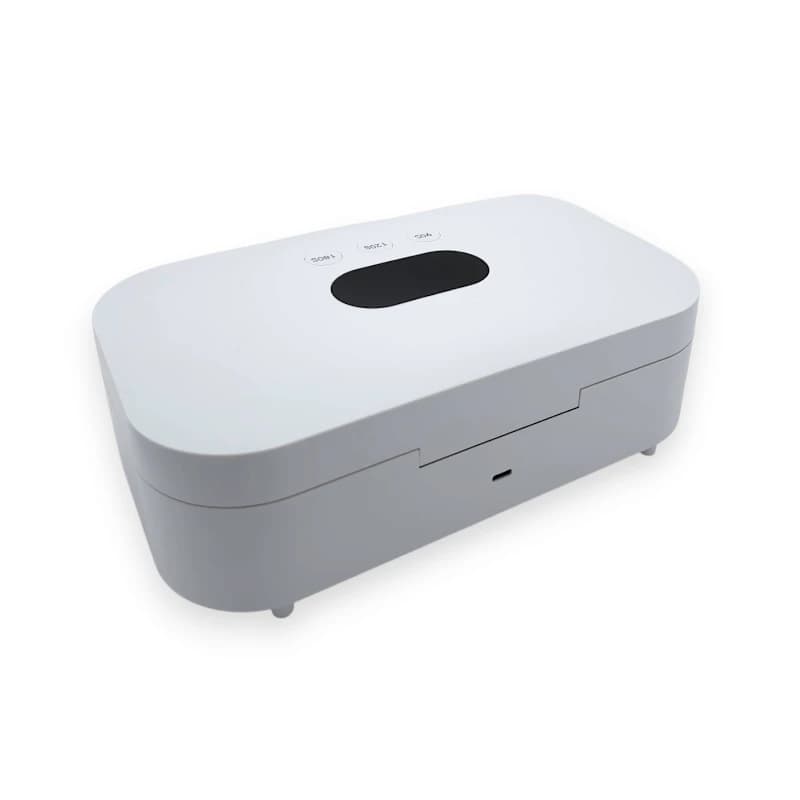 دستگاه استریل ابزار کاشت ناخن 🔋شارژی🔋| باکس UVC هوشمند مدل WM X10U | توان 40 وات — تصویر ۴