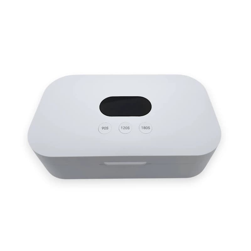 دستگاه استریل ابزار کاشت ناخن 🔋شارژی🔋| باکس UVC هوشمند مدل WM X10U | توان 40 وات — تصویر ۲