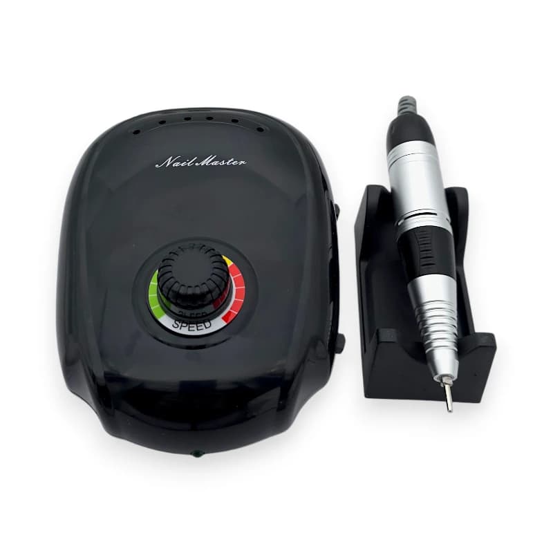 سوهان برقی کاشت ناخن نیل مستر Nail Master | مدل CJ-DM006 (35000 دور) | همراه با پدال و سرسوهان — تصویر ۳