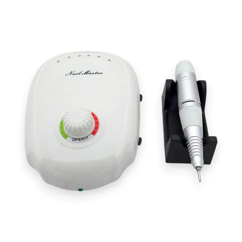سوهان برقی کاشت ناخن نیل مستر Nail Master | مدل CJ-DM006 (35000 دور) | همراه با پدال و سرسوهان — تصویر ۲