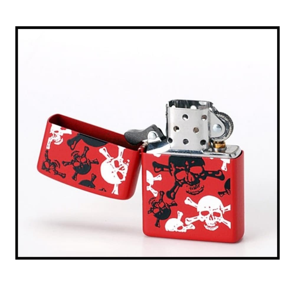 فندک زیپو کد Zippo Skull Crossbners 24471 — تصویر ۳