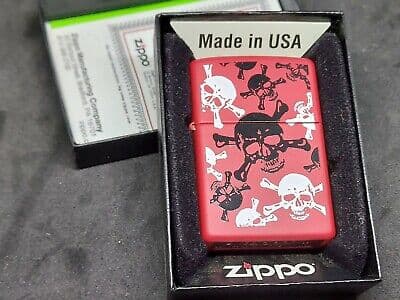 فندک زیپو کد Zippo Skull Crossbners 24471 — تصویر ۲