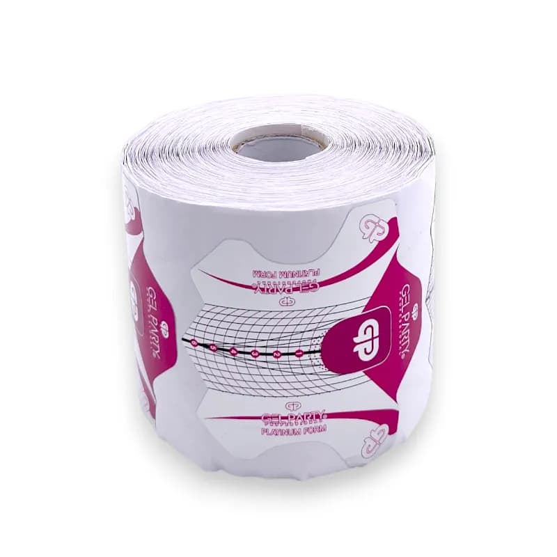 فرمر کاشت ناخن ژل پارتی Gel Party | مدل پلاتینیوم Platinum Form | رول 300 عددی — تصویر ۲