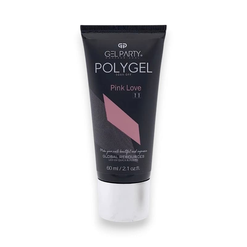 پلی ژل کاشت ناخن ژل پارتی Gel Party | رنگ پینک لاو Pink Love شماره 11 | 60 میل