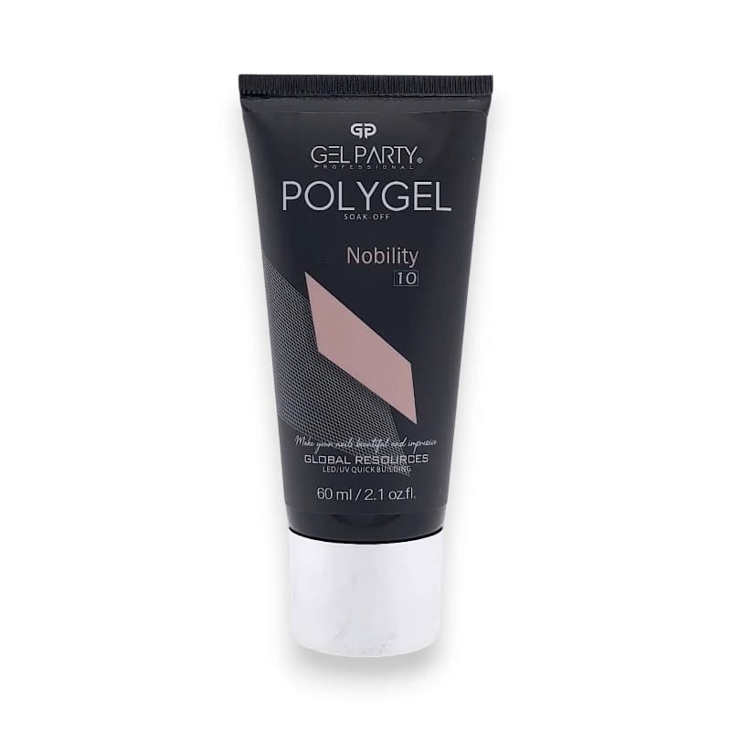 پلی ژل کاشت ناخن ژل پارتی Gel Party | رنگ نوبیلیتی Nobility شماره 10 | 60 میل