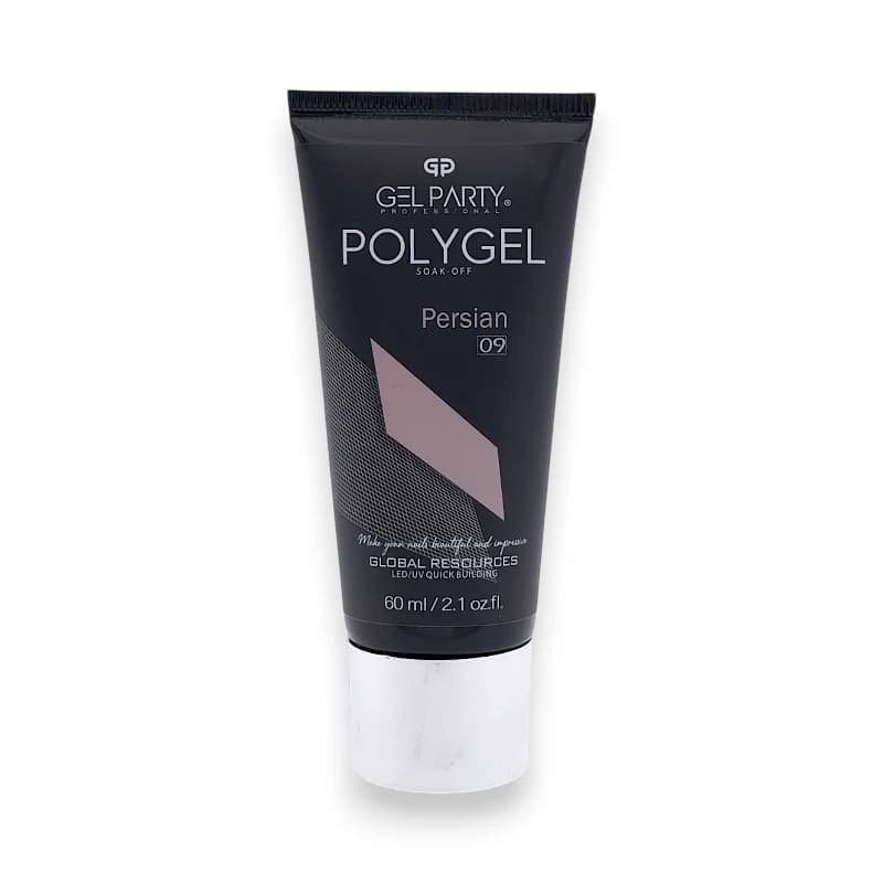پلی ژل کاشت ناخن ژل پارتی Gel Party | رنگ پرشین Persian شماره 09 | 60 میل