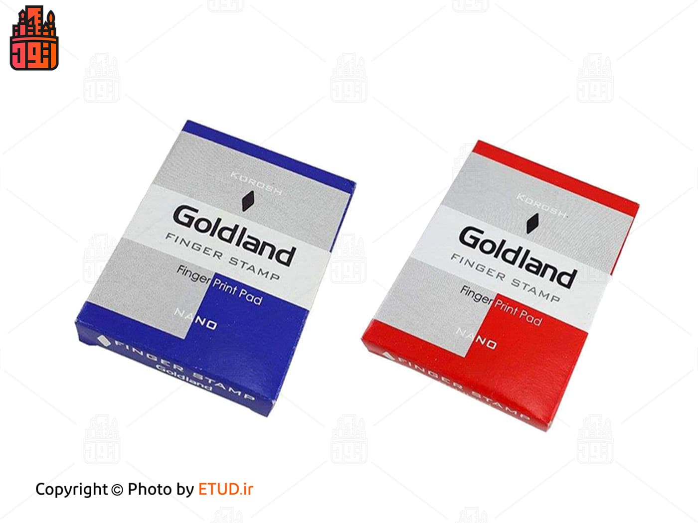 استامپ پد پاک شونده نانو کوروش سری Goldland — تصویر ۲