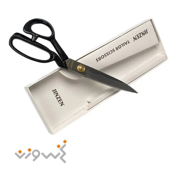 قیچی خیاطی جینزن (JINZEN) مشکی سایز 11 — تصویر ۲