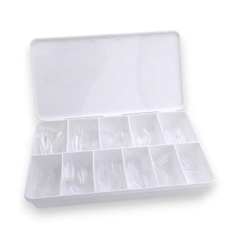 ژل تیپس کاشت ناخن ژل پارتی Gel Party | فرم شورت اسکوئر Short Square (مربع کوتاه) | بسته 550 عددی — تصویر ۳