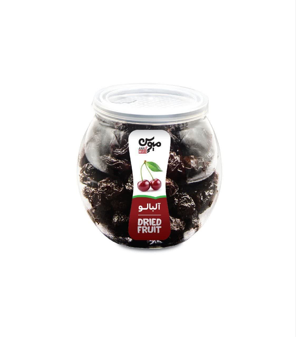 آلبالو خشک آنامیوس 120 گرم (کارتن 12 عددی) — تصویر ۲