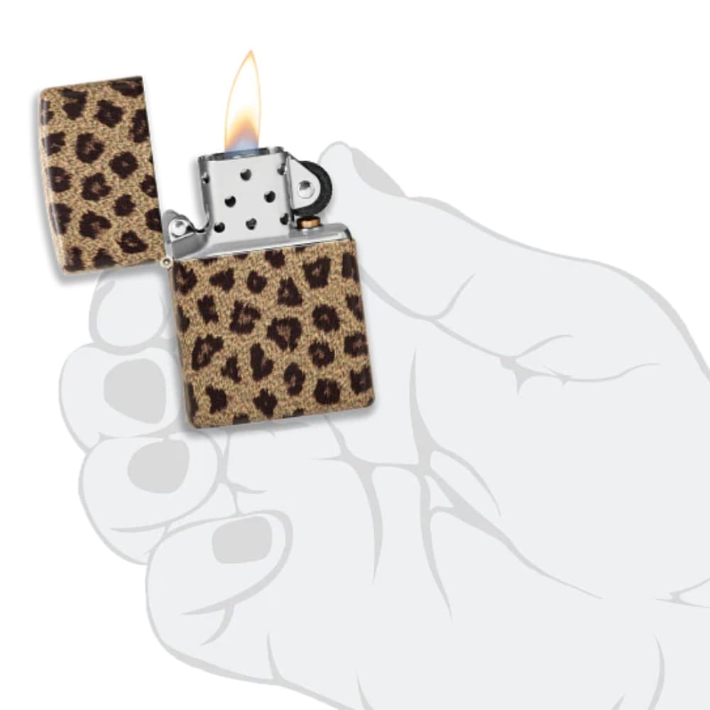 فندک زیپو کد Zippo Leopard Design 48219 — تصویر ۵