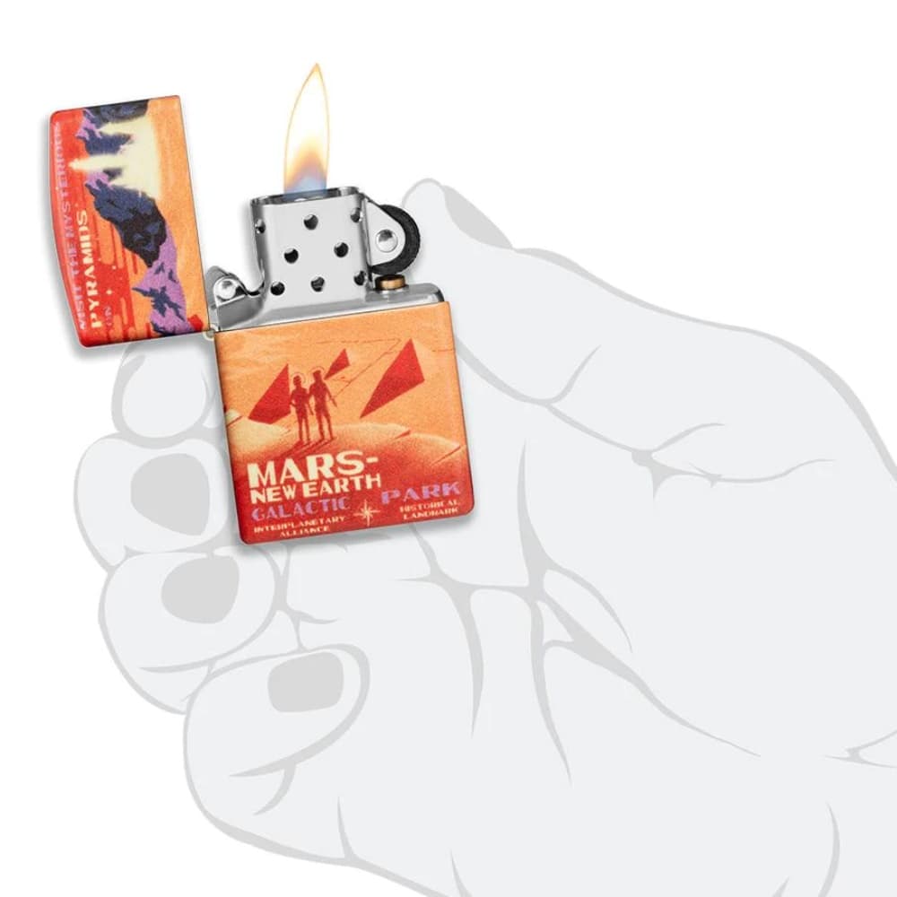 فندک زیپو کد 49634 Zippo Mars Design — تصویر ۸