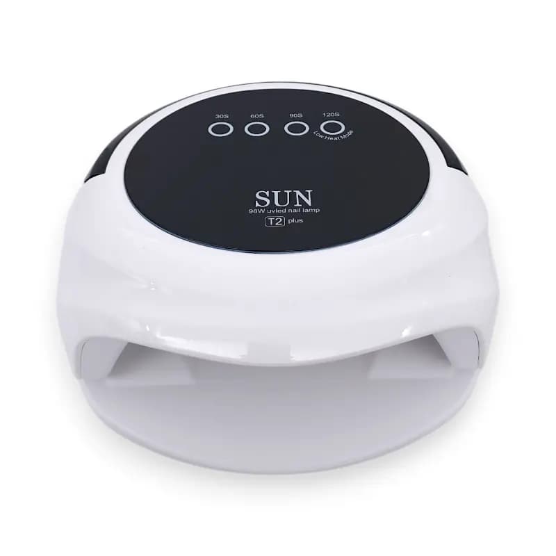 دستگاه یووی ال ای دی کاشت ناخن سان SUN مدل T2 Plus | قدرت 98 وات — تصویر ۲