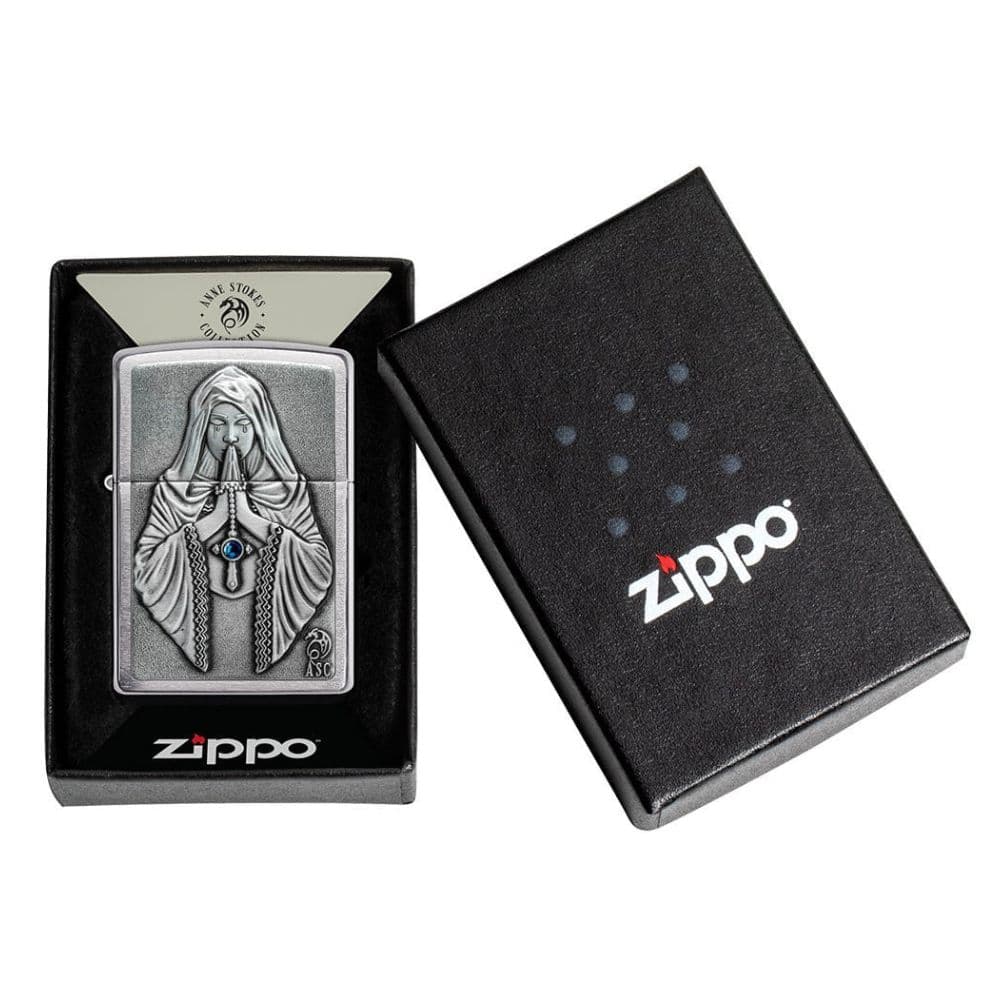 فندک زیپو کد 49756 Zippo Anne Stokes Gothic Prayer — تصویر ۶