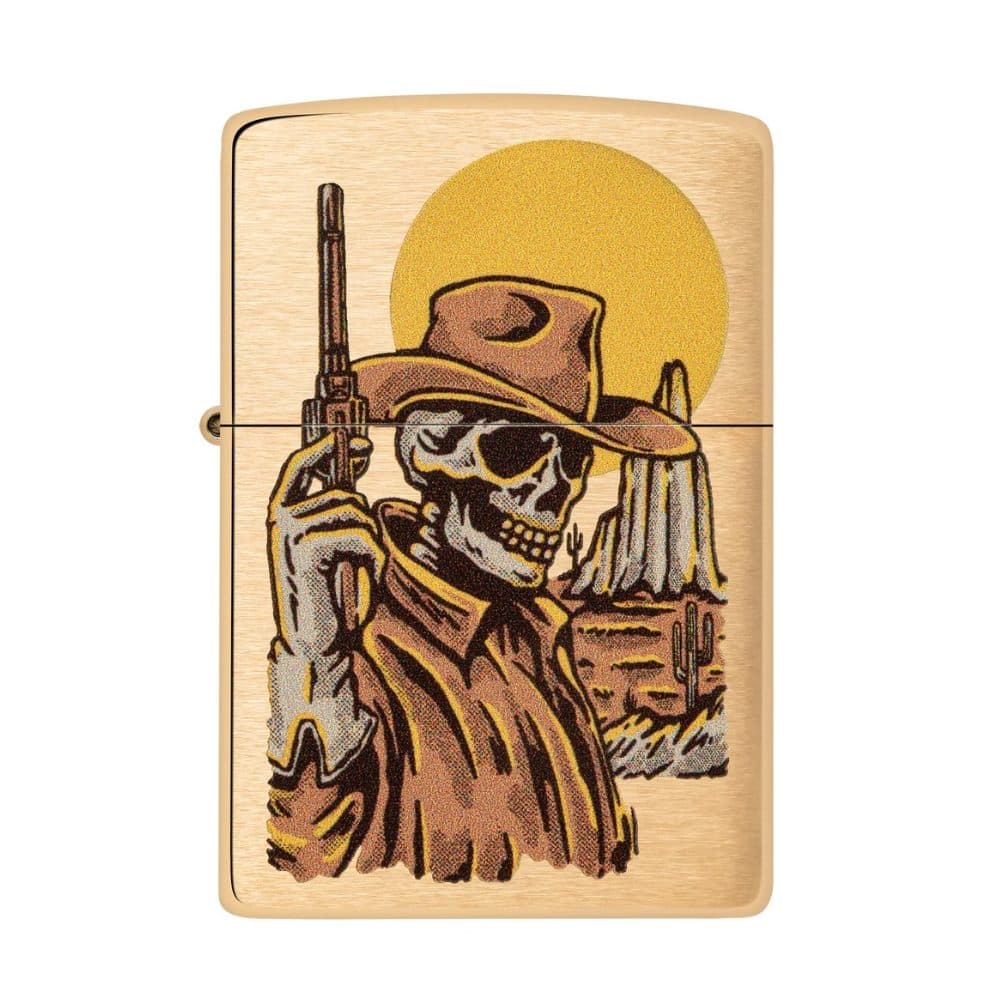 فندک زیپو کد 48519 Zippo Wild West Skeleton — تصویر ۲
