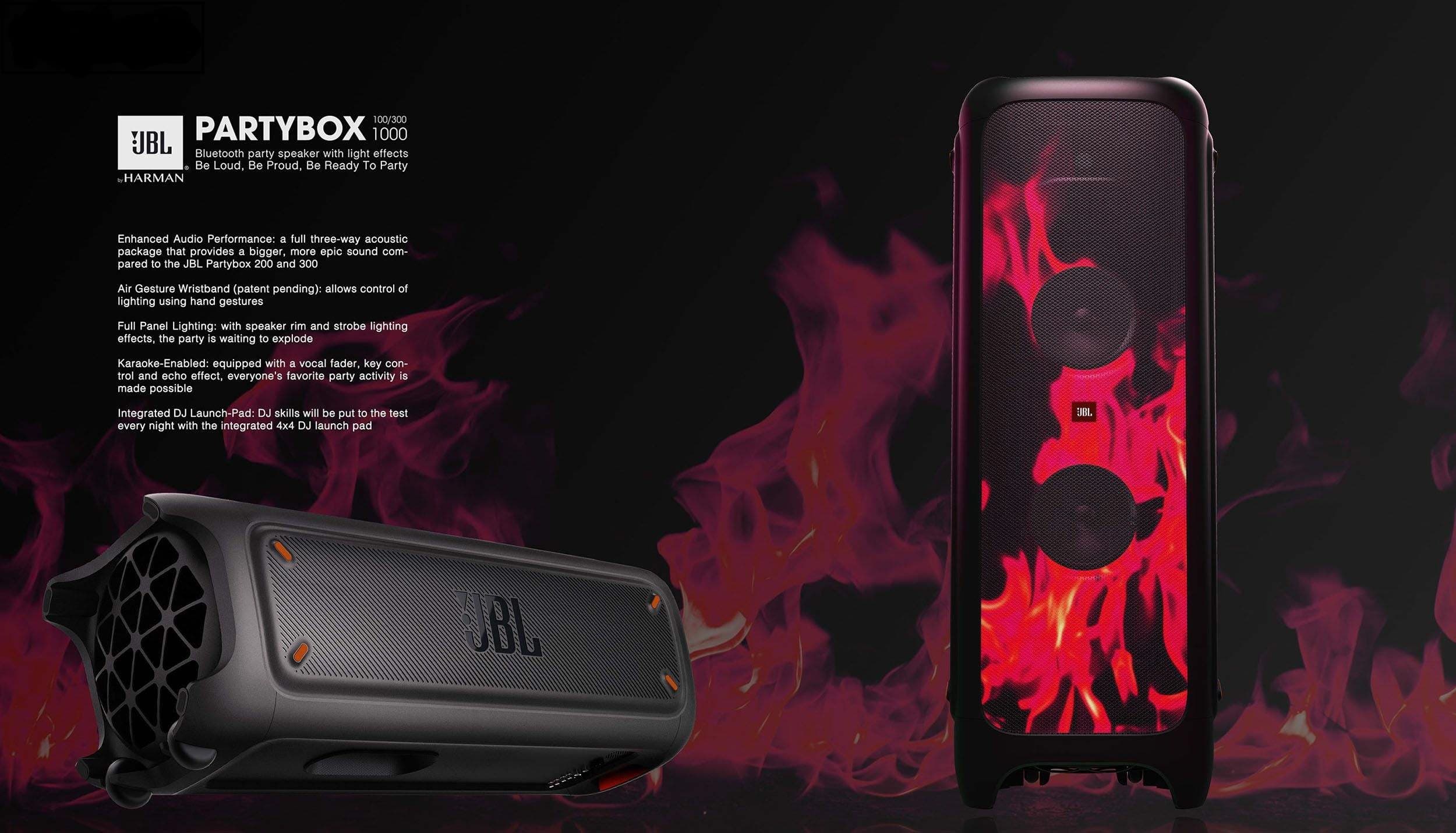 اسپیکر جی بی ال پارتی باکس ۱۰۰۰ JBL Partybox 1000
