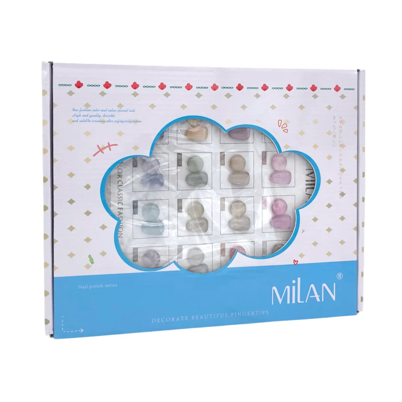 پک 16 عددی لاک ژل آیس میلان MiLAN | سری Color Classic Fashion | حجم 15 میل — تصویر ۵