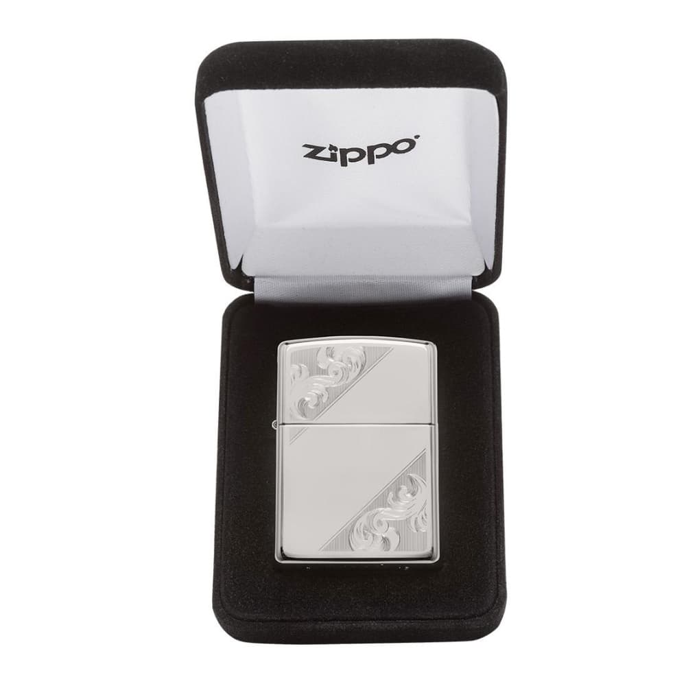 فندک زیپو تمام نقره کد 49479 Zippo Sterling Silver Filigree — تصویر ۳