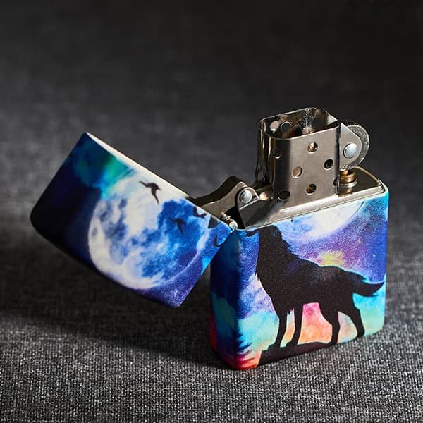 فندک زیپو کد 49683 Zippo Wolf Design — تصویر ۳