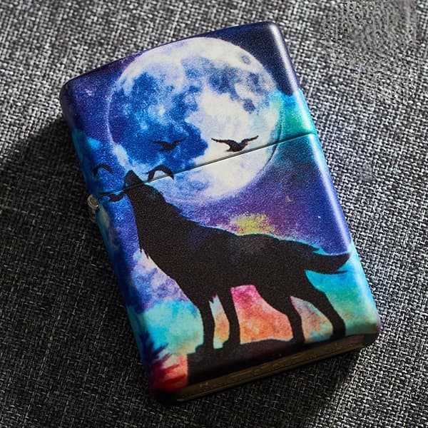 فندک زیپو کد 49683 Zippo Wolf Design — تصویر ۲