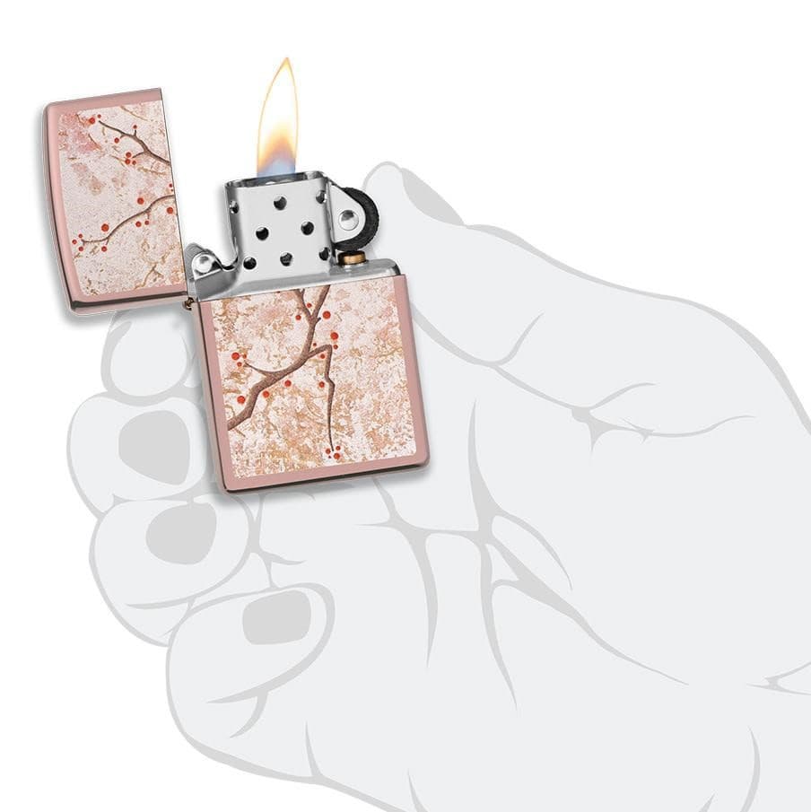 فندک زیپو کد Zippo Rose Gold Eastern Design 49486 — تصویر ۳